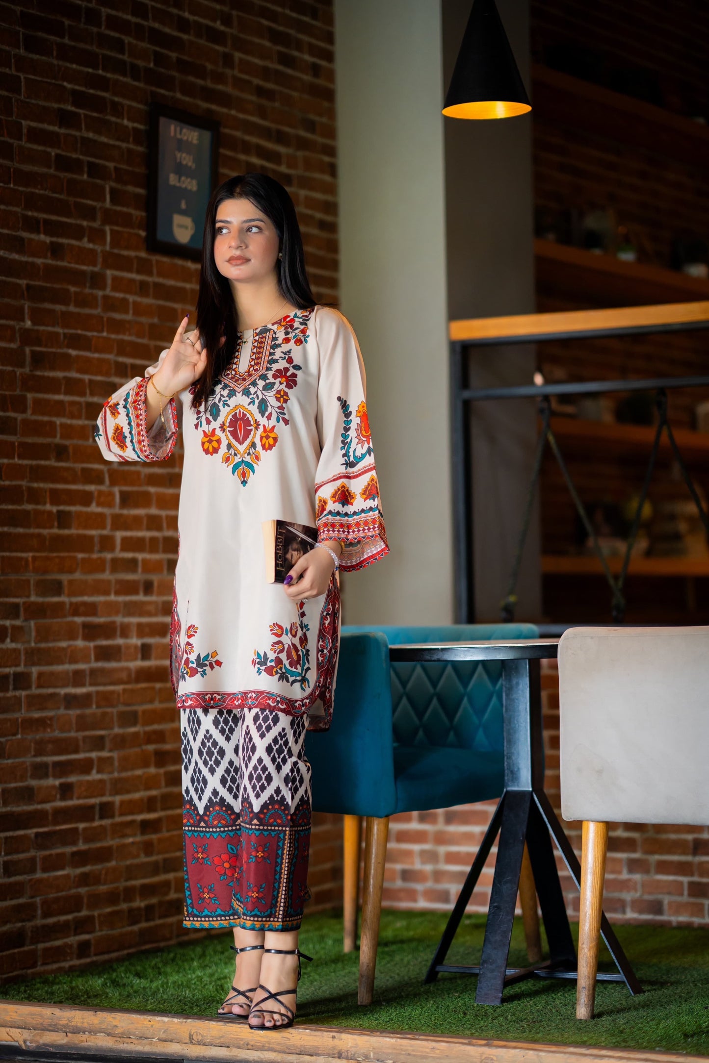 LULUSAR Silk 3PC Digital Printed ,SK-3032