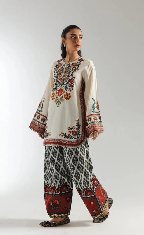 LULUSAR Silk 3PC Digital Printed ,SK-3032