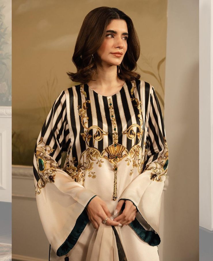 LULUSAR Silk 3PC Digital Printed ,SK-3106