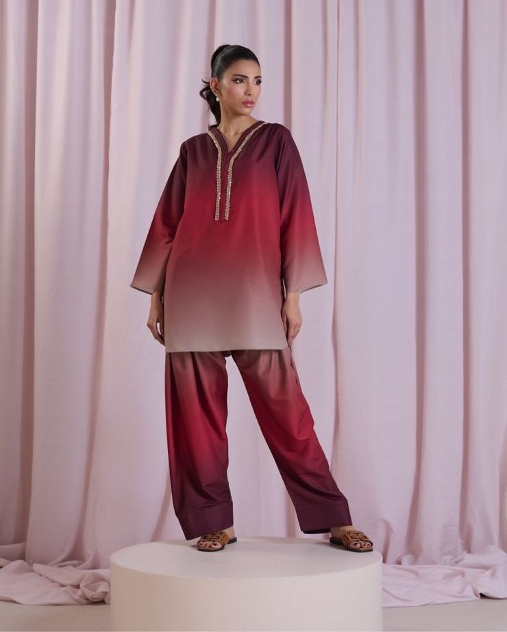 LULUSAR Silk 3PC Digital Printed ,SK-3106