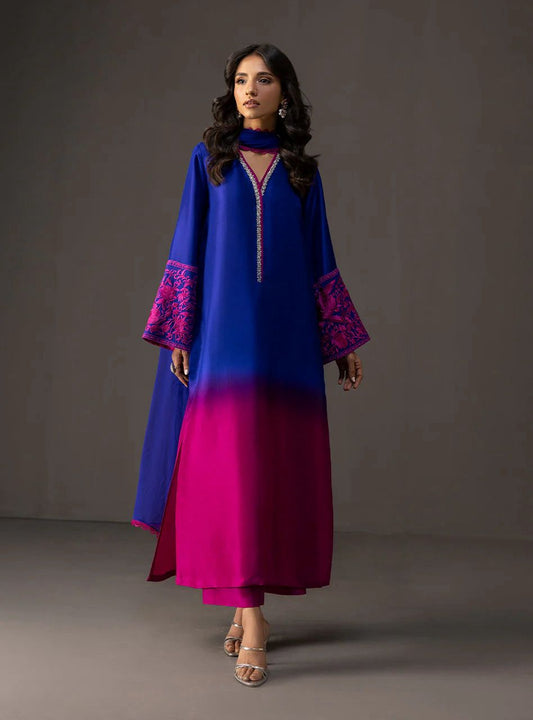 LULUSAR Silk 3PC Digital Printed ,SK-3102