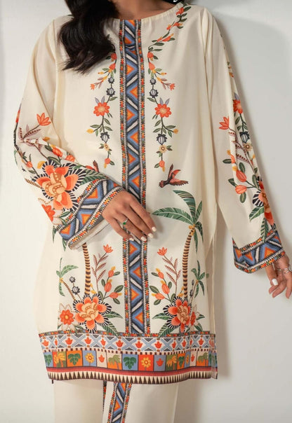 (Copy) LULUSAR Silk 3PC Digital Printed ,SK-3090