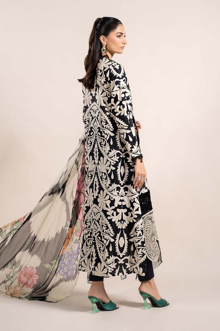 SAPPHIRE -3PC KARANDI  Bana Dori Printed  Shirt With Printed Duppta -SAF 5010