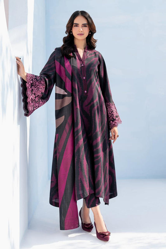 SAPPHIRE -3PC KARANDI  Bana Dori Printed  Shirt With Printed Duppta -SAF 5015